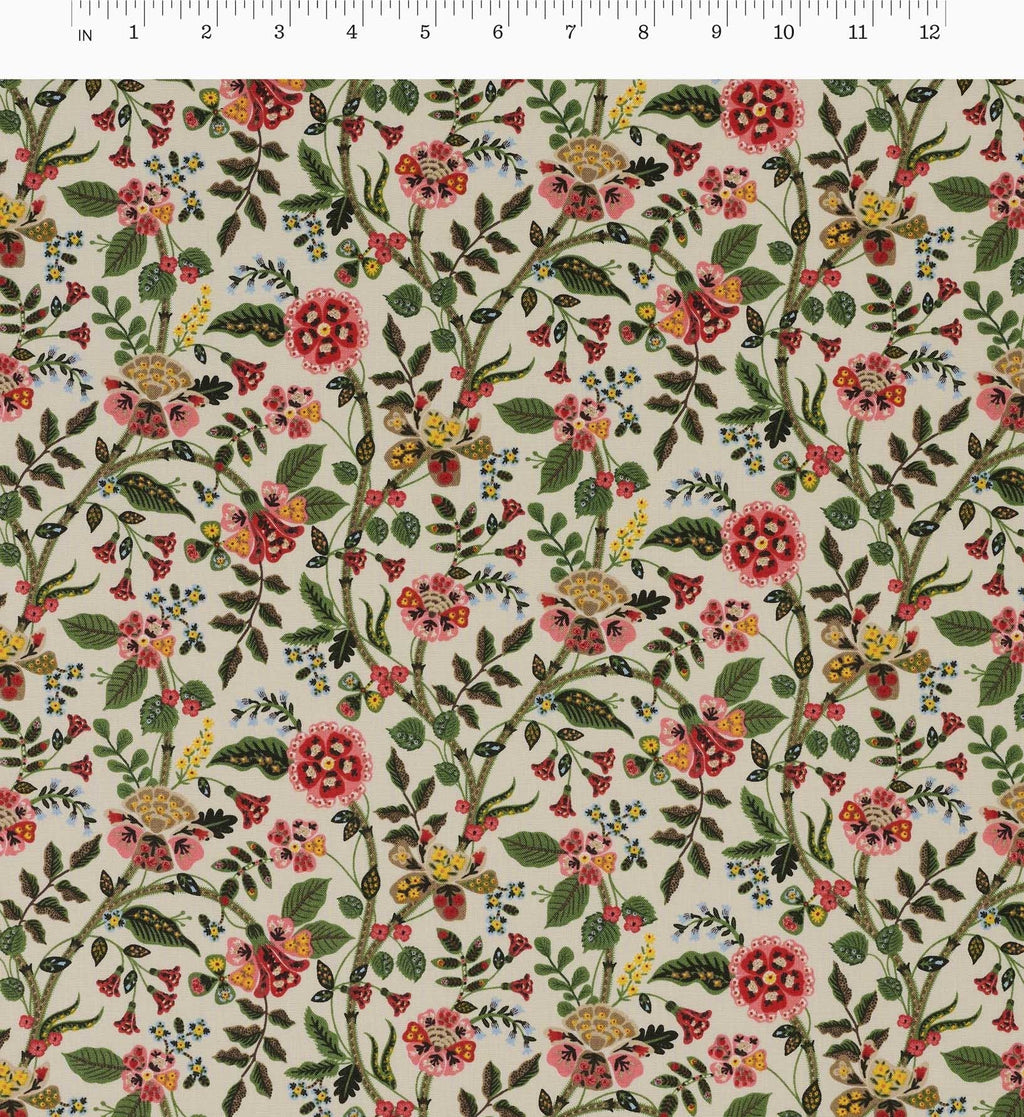 Gracie Cotton Fabric - Linen
