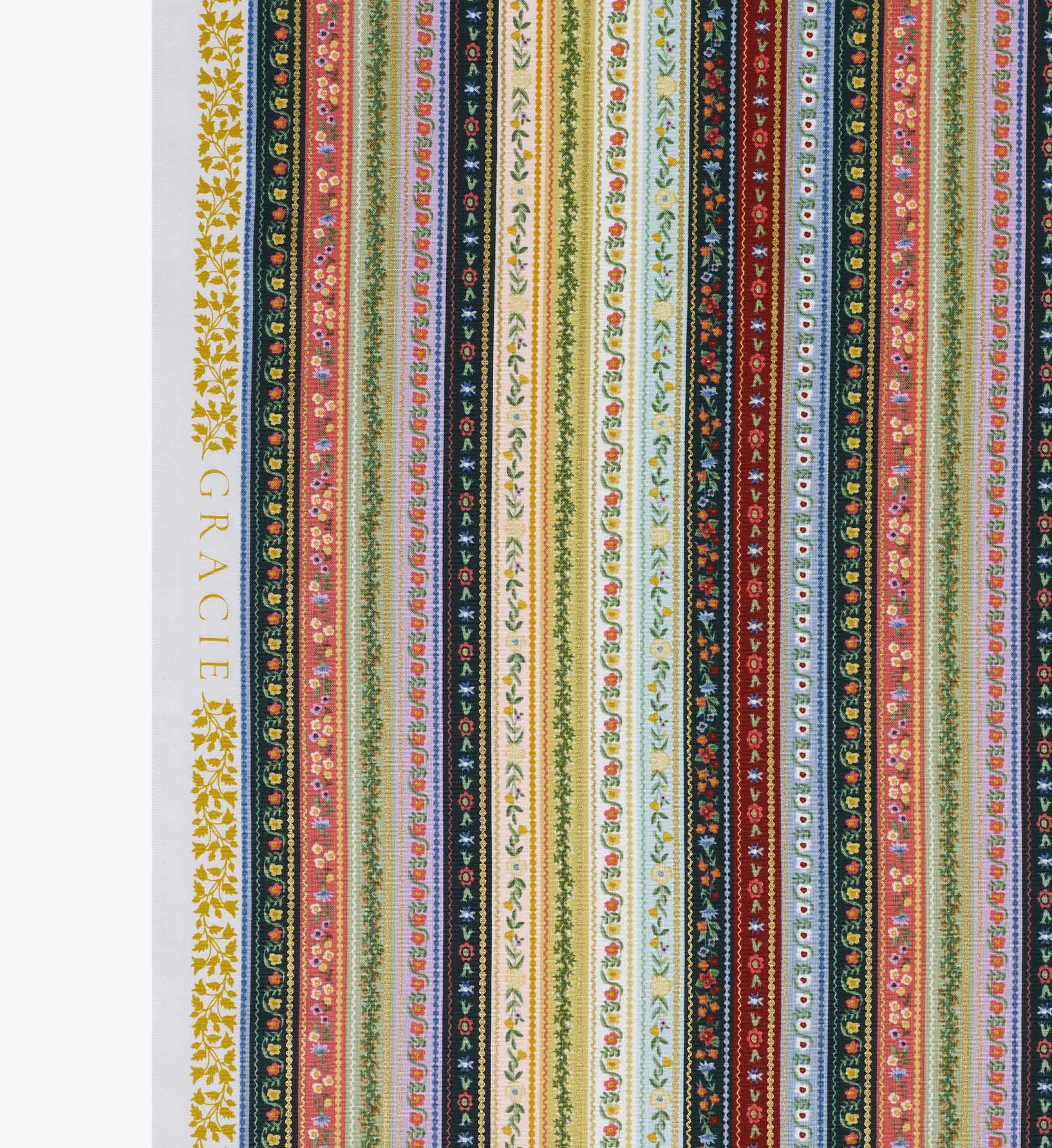 Gemma Cotton Metallic Fabric - Multi