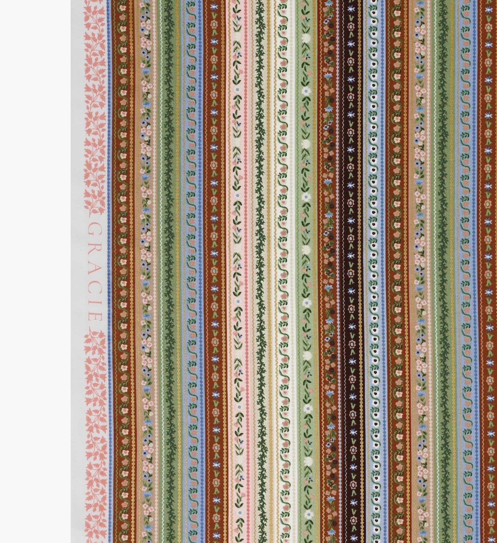 Gemma Cotton Metallic Fabric - Multi II